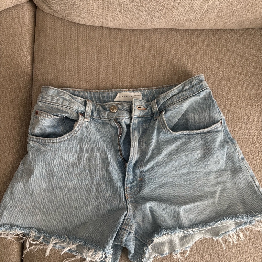 Light Blue Denim Women's Shorts